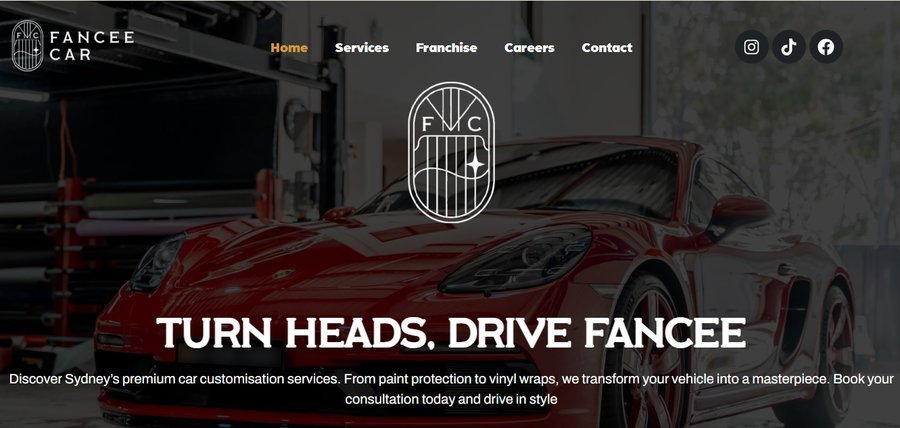 Fanceecar website — built by Nexora UK
