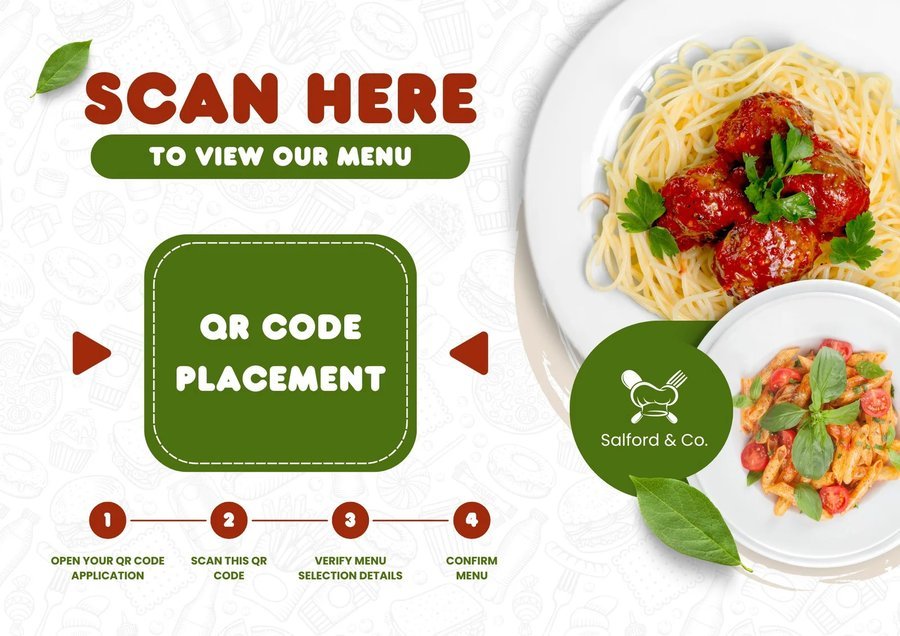 Online Food Ordering Flyer — designed by Nexora UK