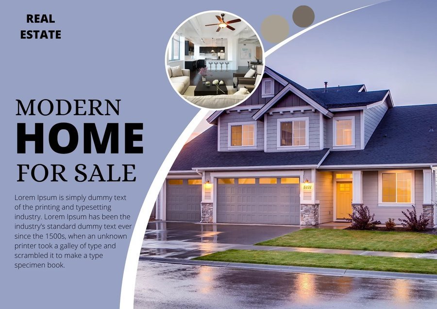 Real Estate Agency Flyer — designed by Nexora UK